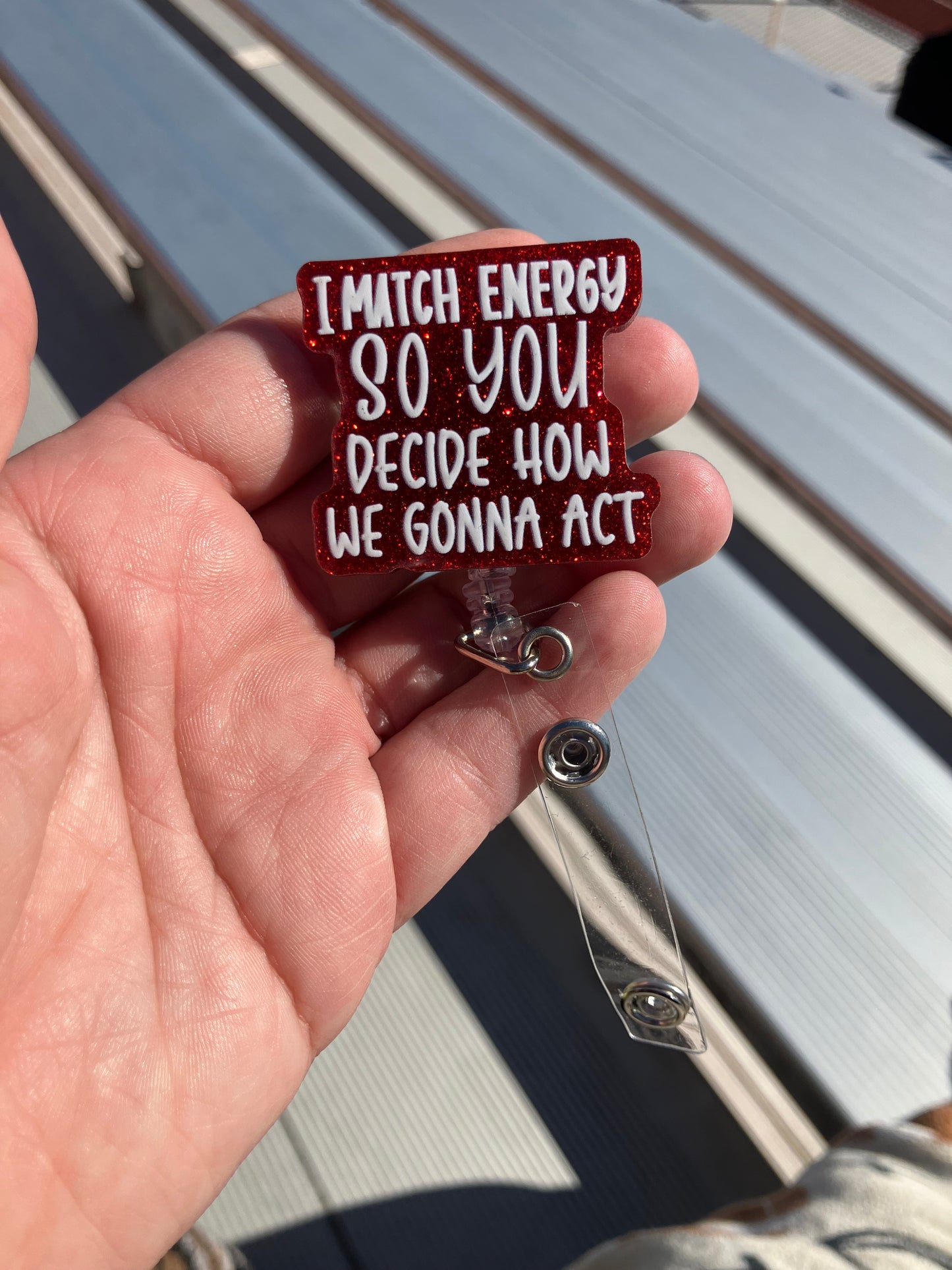 I match energy badge reels