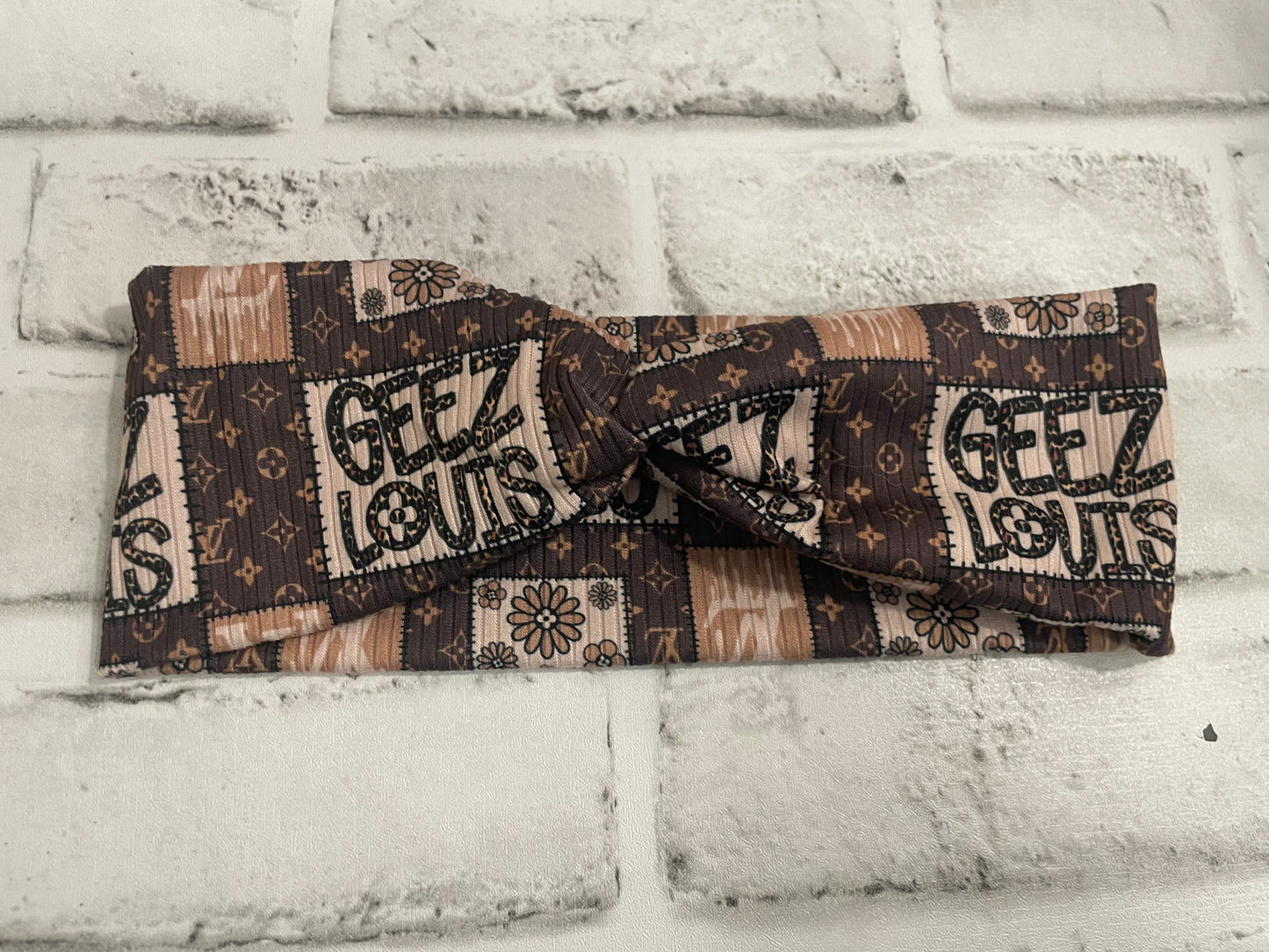 Geez Louis child headbands💚