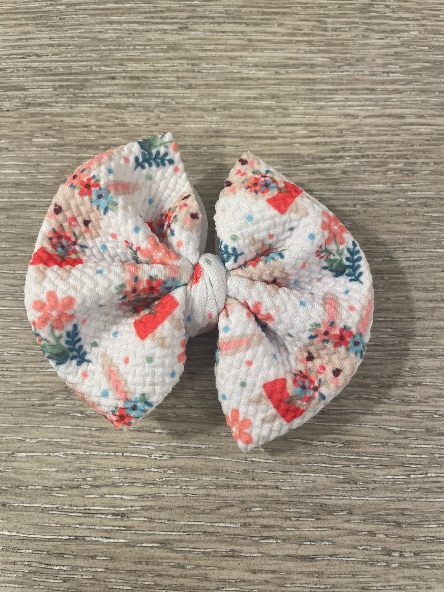 Bunny flower clip