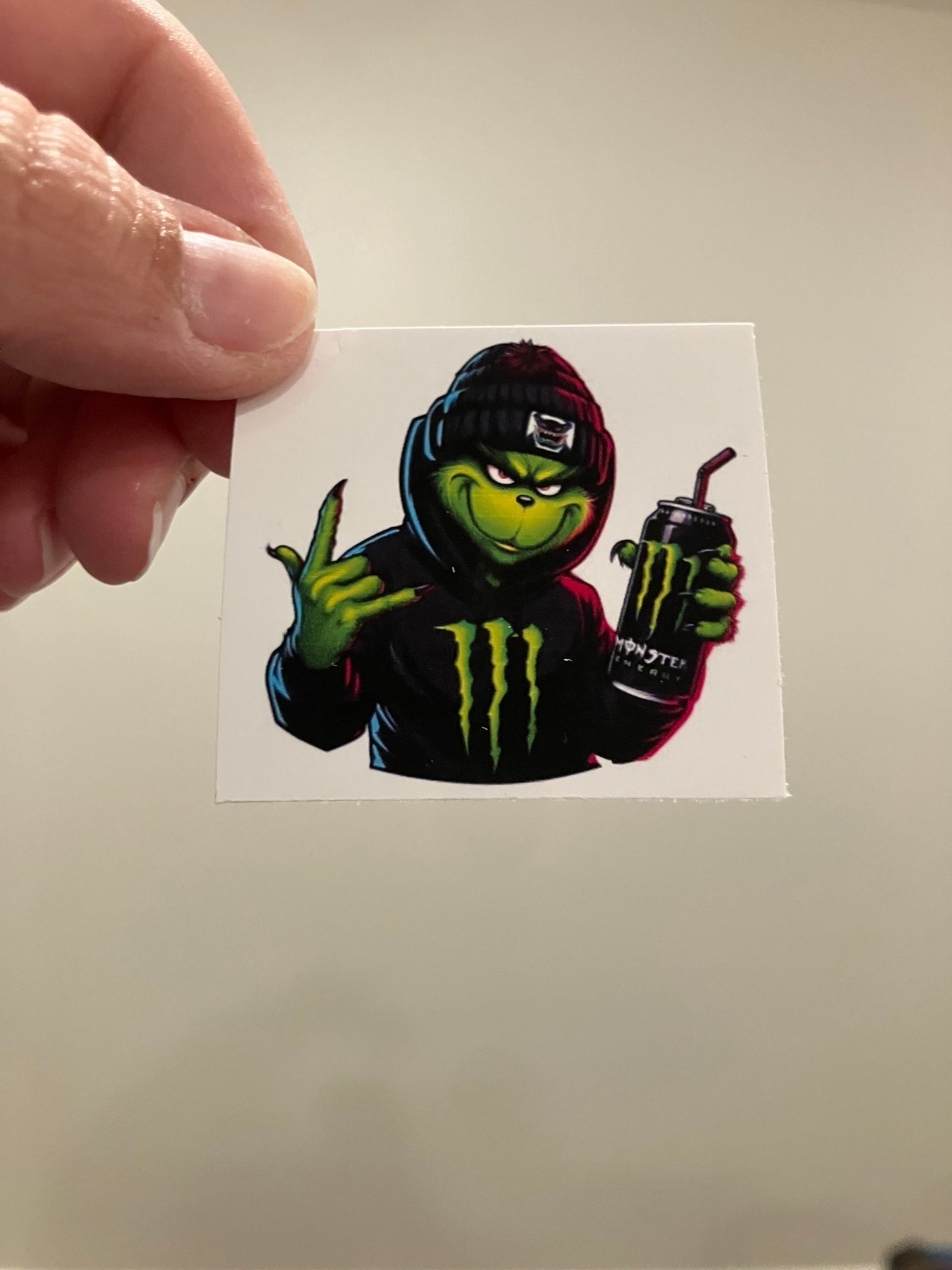 Monster mean guy stickers