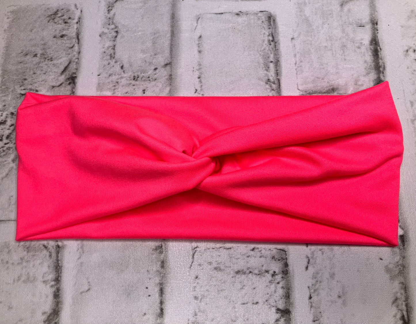 Neon pink child headbands