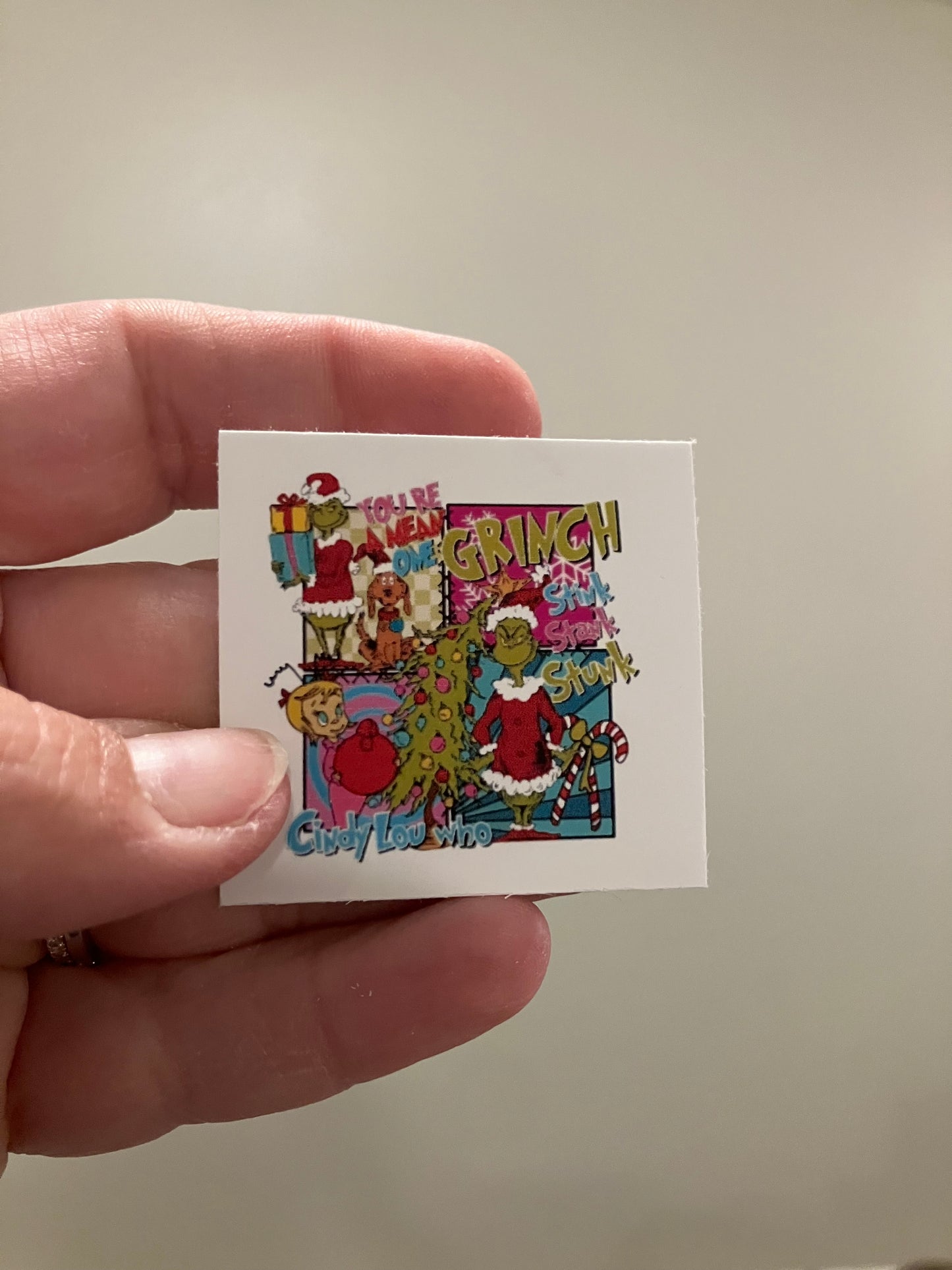 You’re a mean one stickers