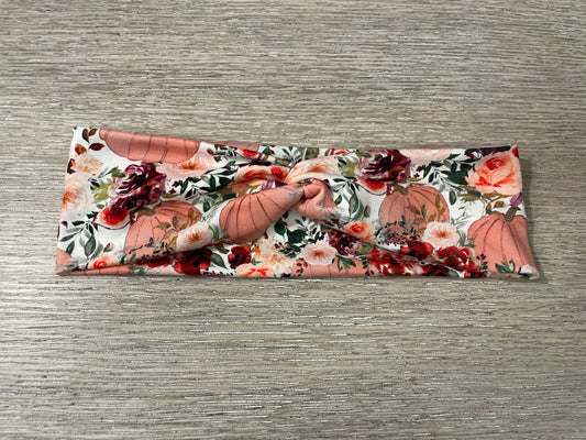 Floral pumpkins adult (gently used)