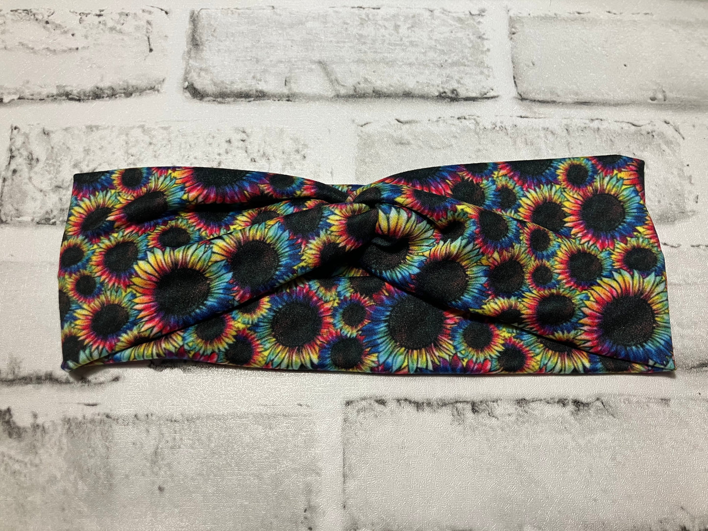 Colorful sunflower child headbands