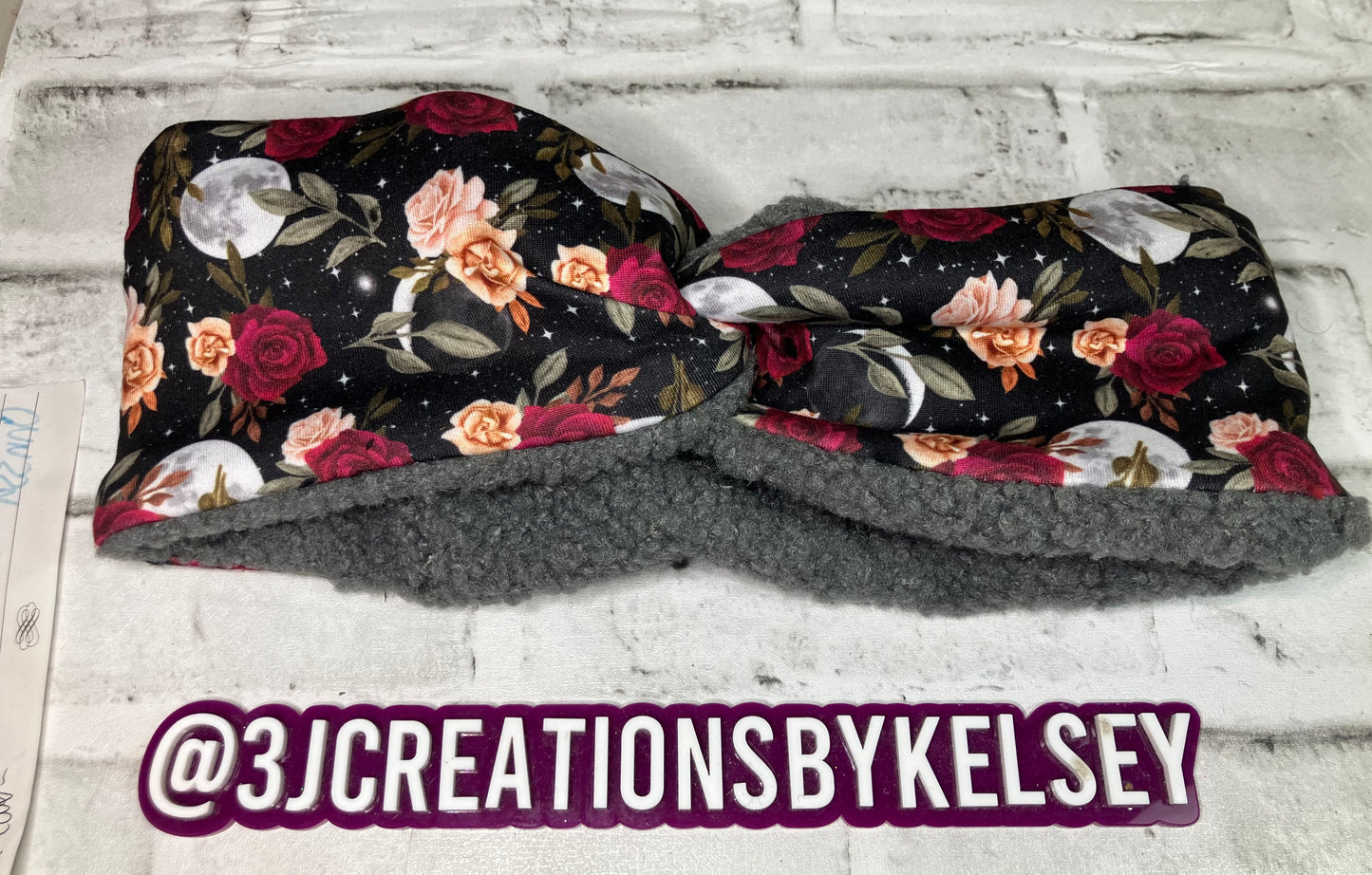 Boho moon adult ear warmers