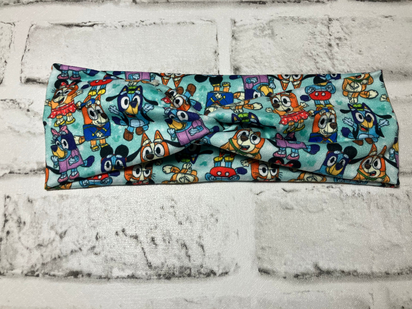Mouse blue dogg child headbands