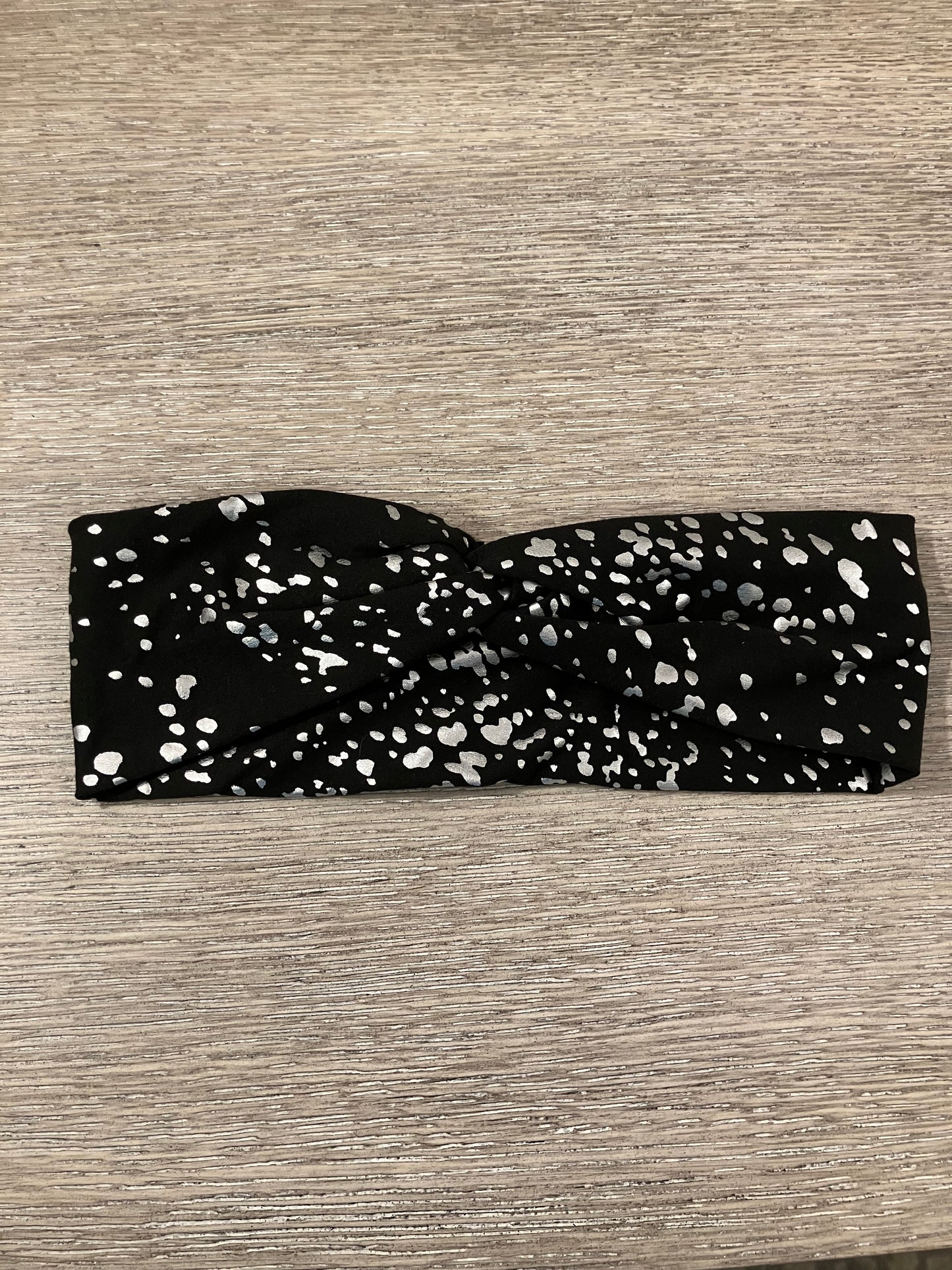 Black with metallic dots adult