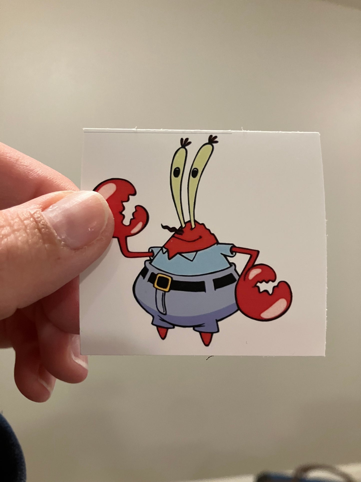 Mr krabs stickers
