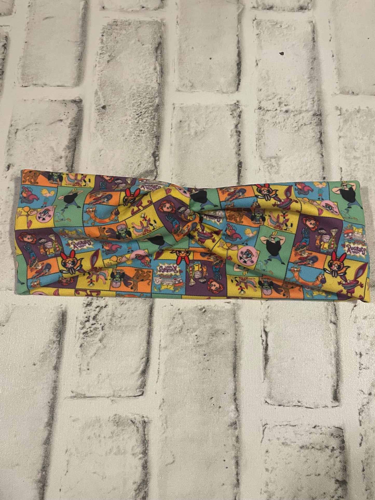 90’s cartoons adult headbands💚