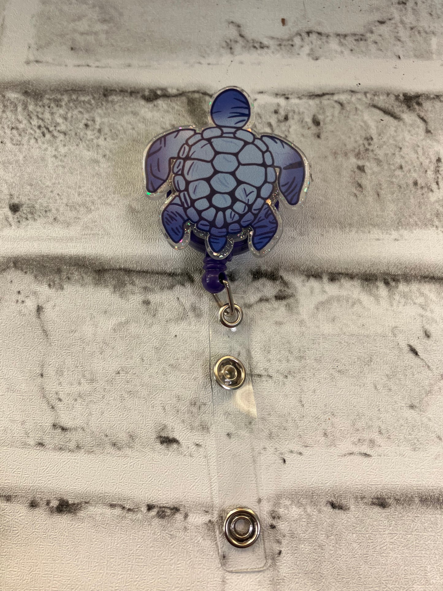 Sea turtle badge reel