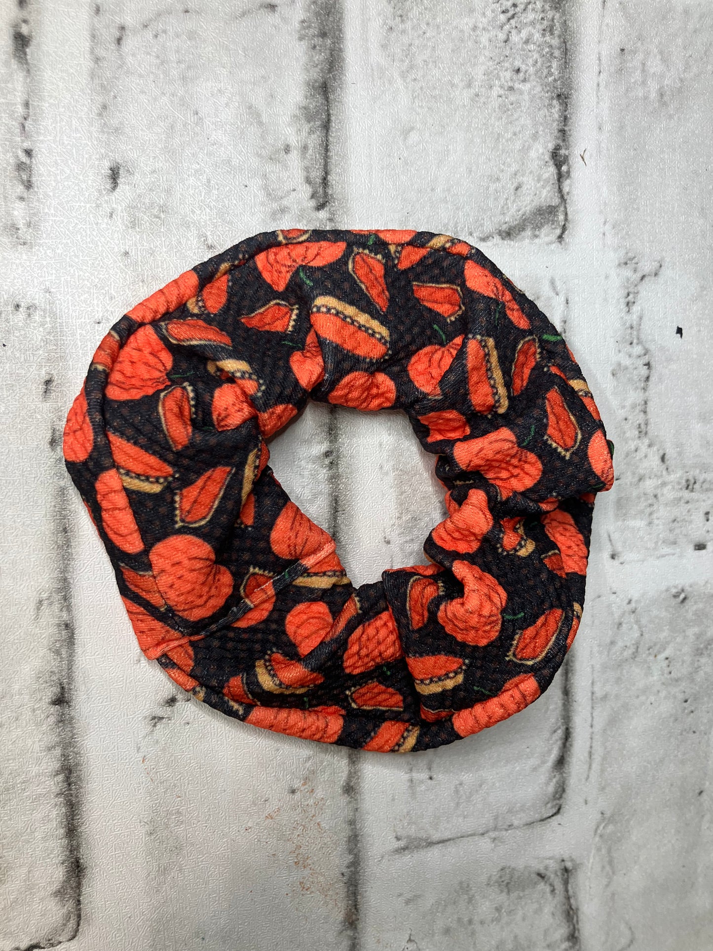 Pumpkin and apple pie scrunchies