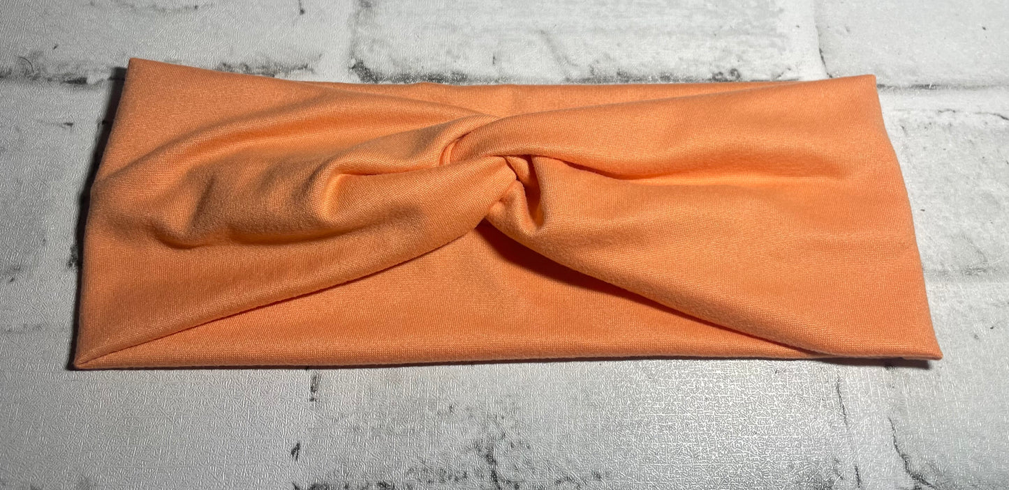 Orange cream child headbands💛
