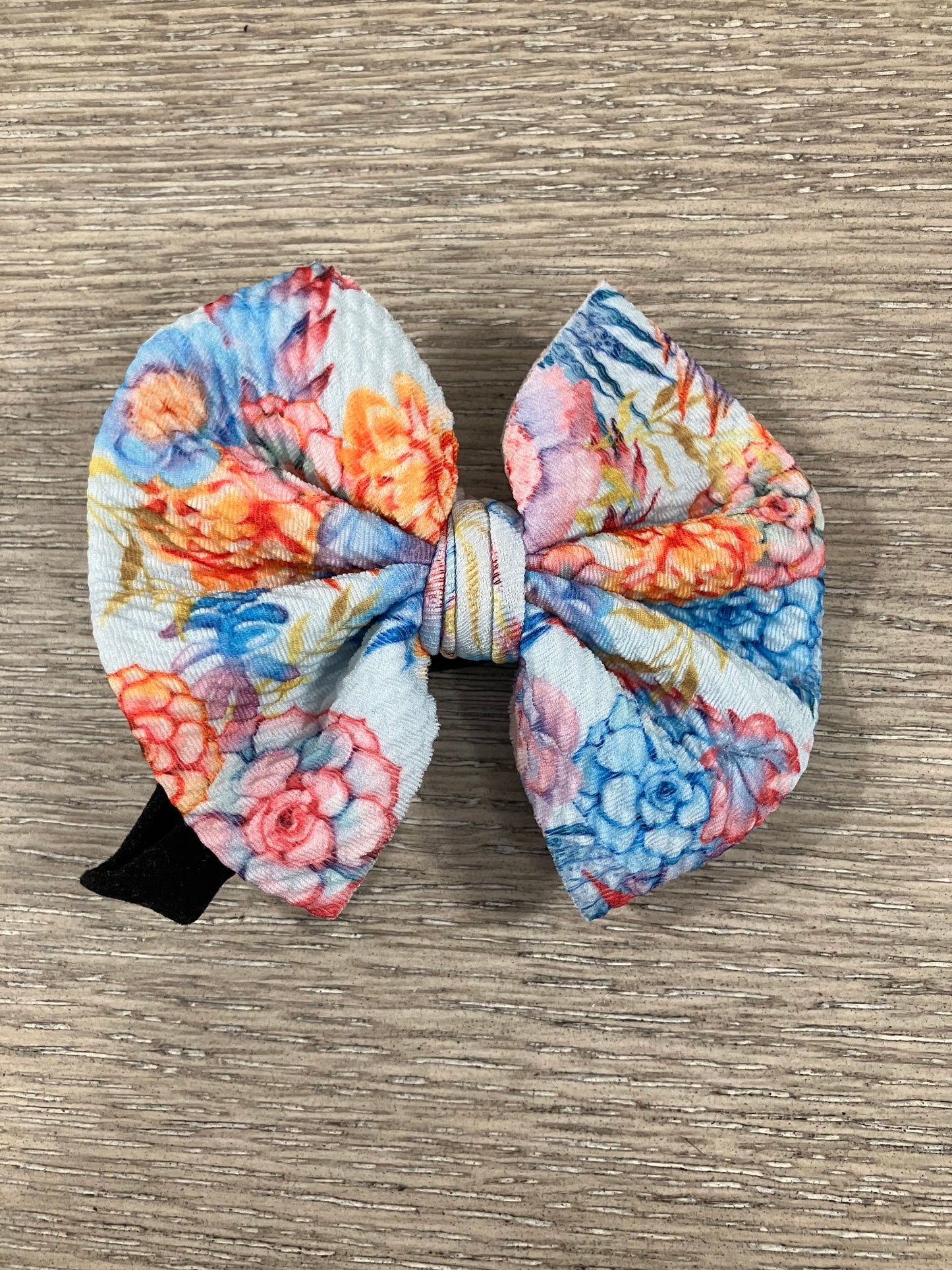 Bright wildflowers nylon bows