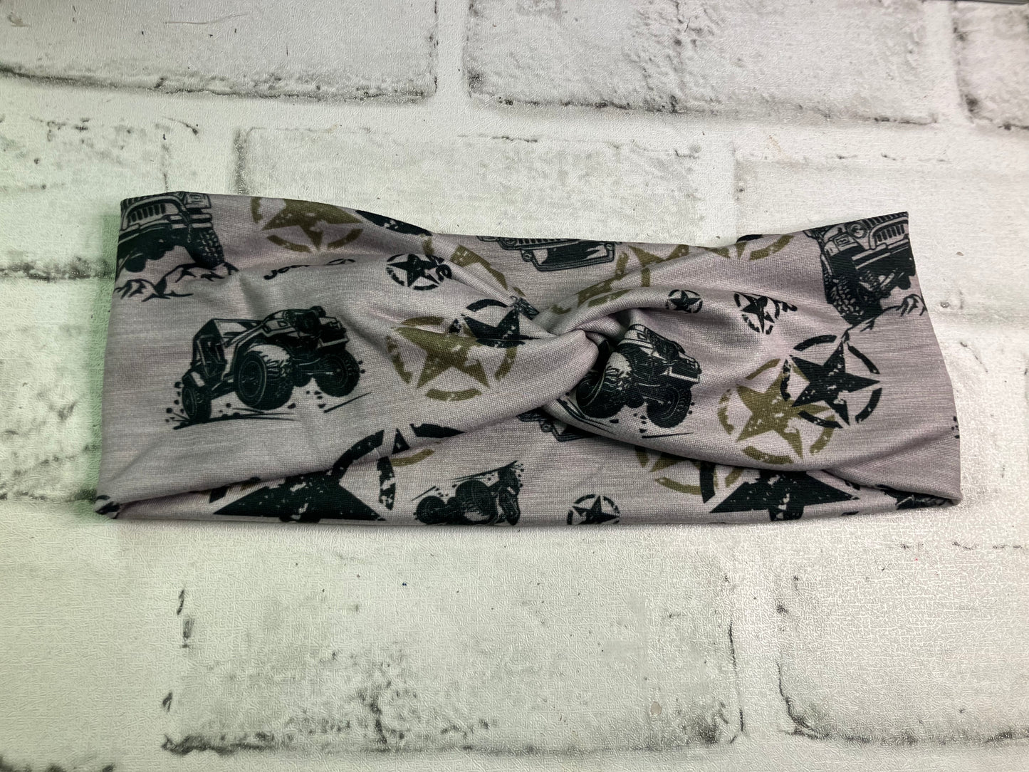 Grey off road adult headbands