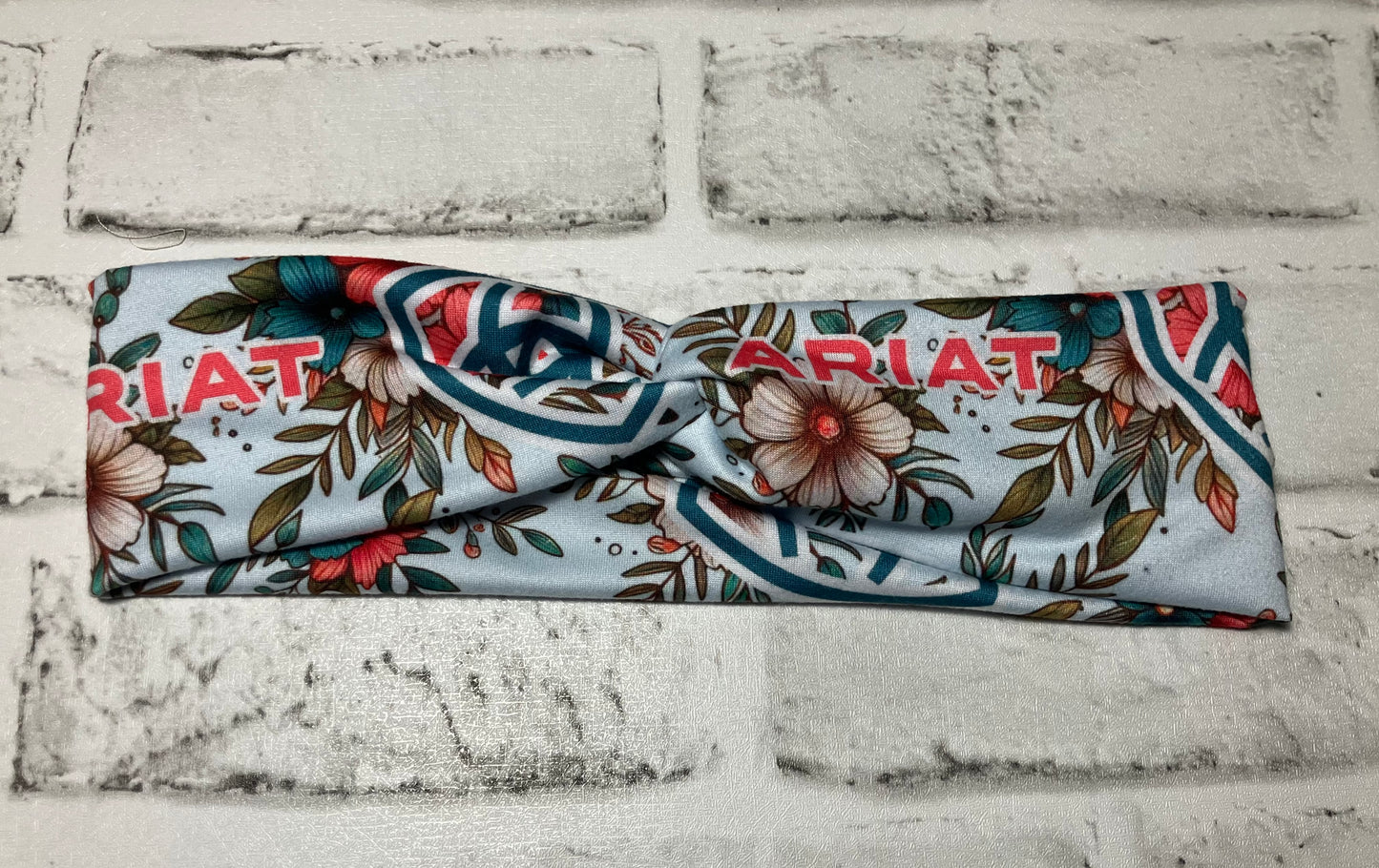 Blue blue collar floral child headbands