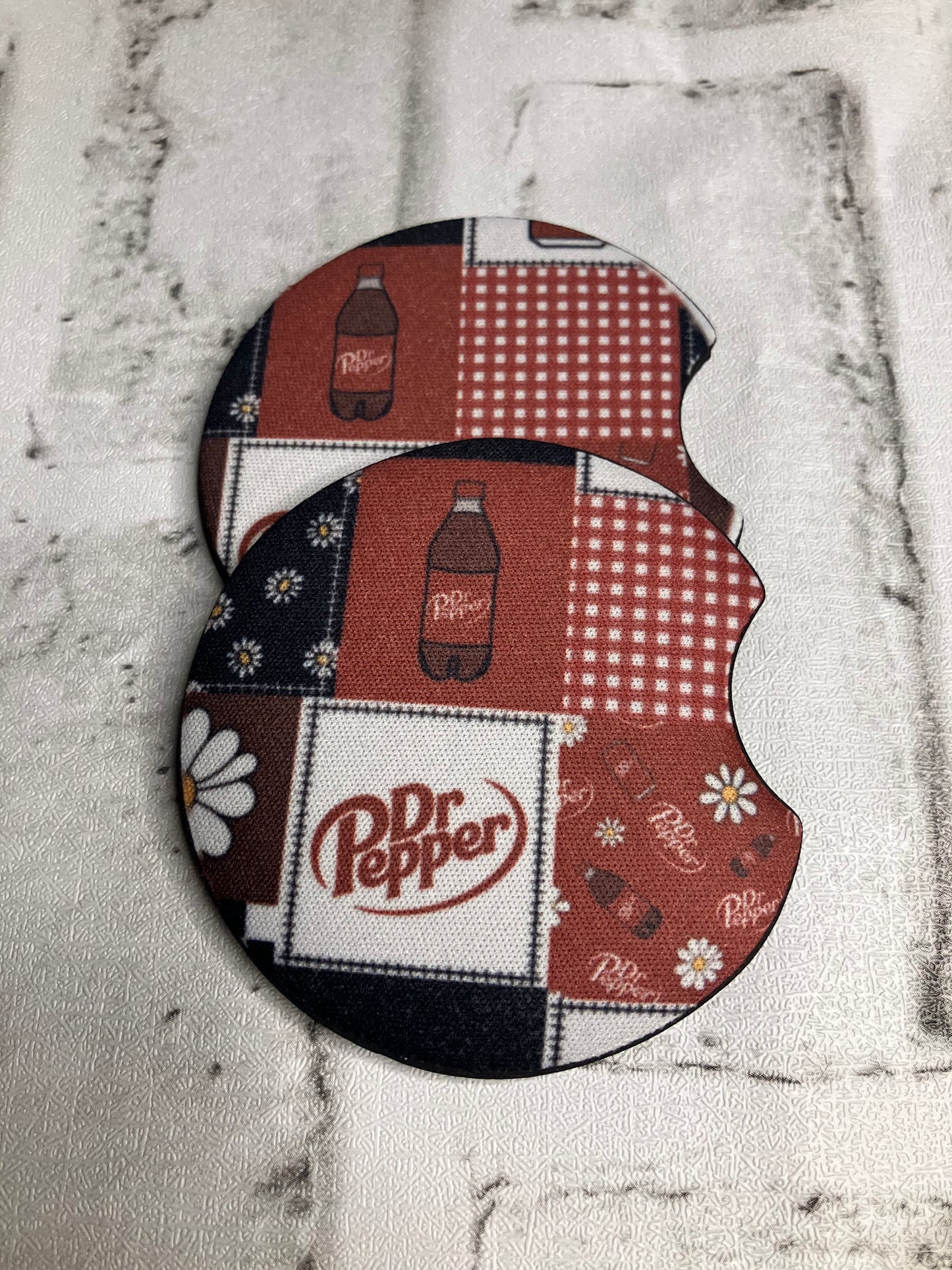 Dr pep car coasters