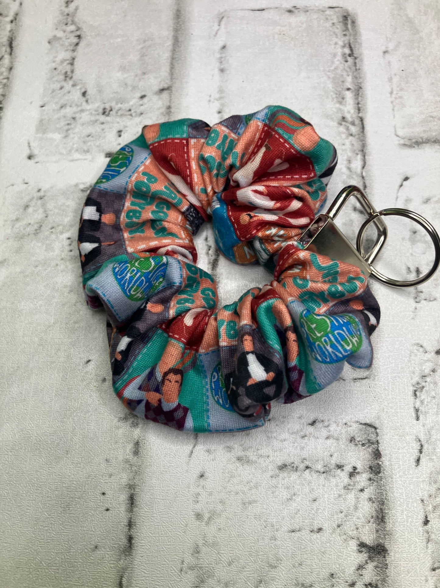 Step brothers scrunchie keychains