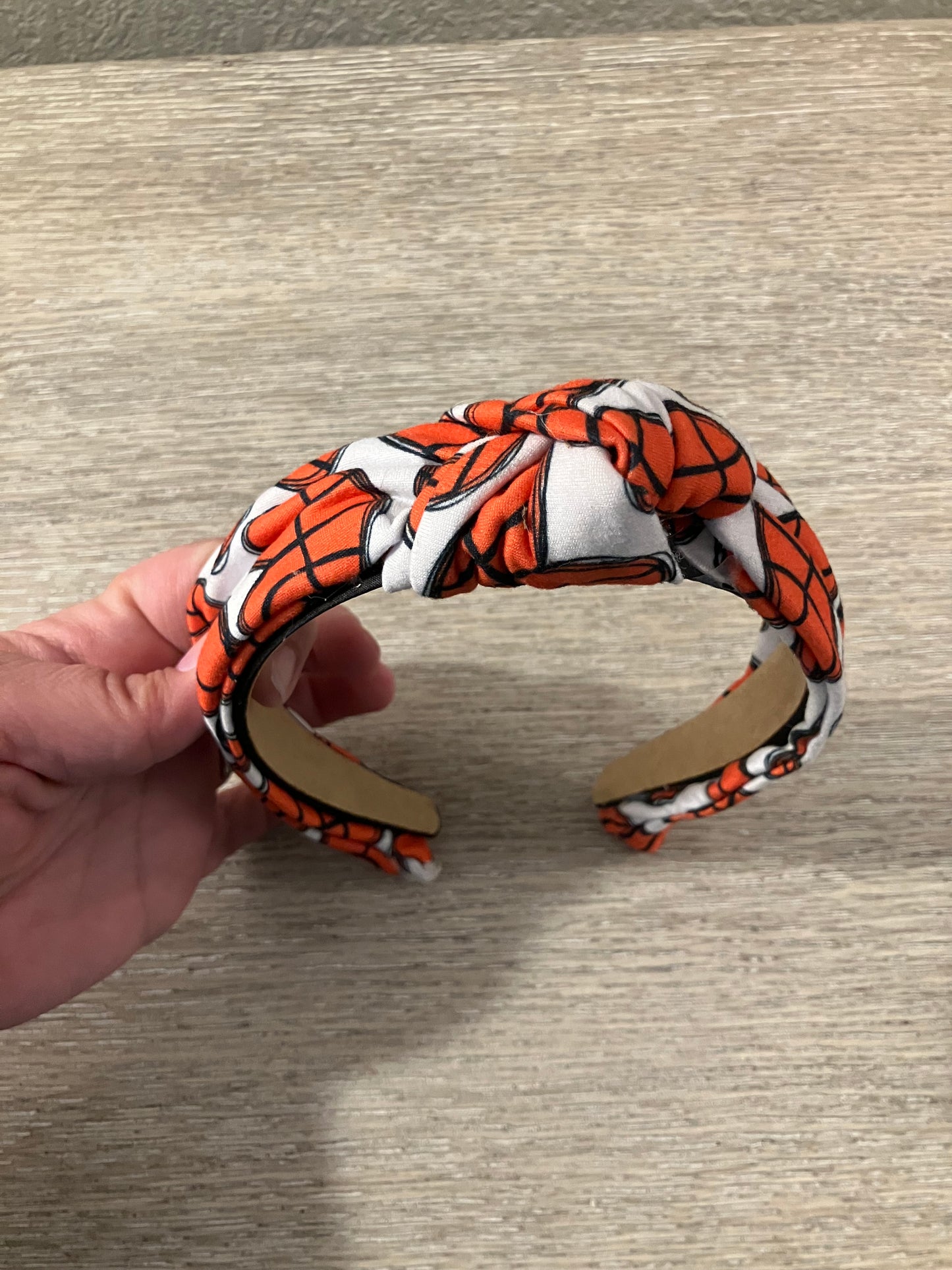 Basketball top knot headbands
