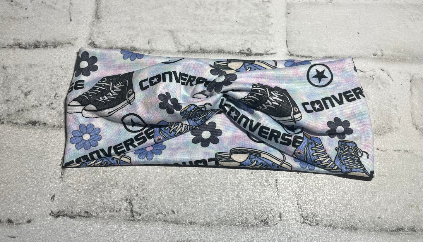 High top shoes adult headbands💚