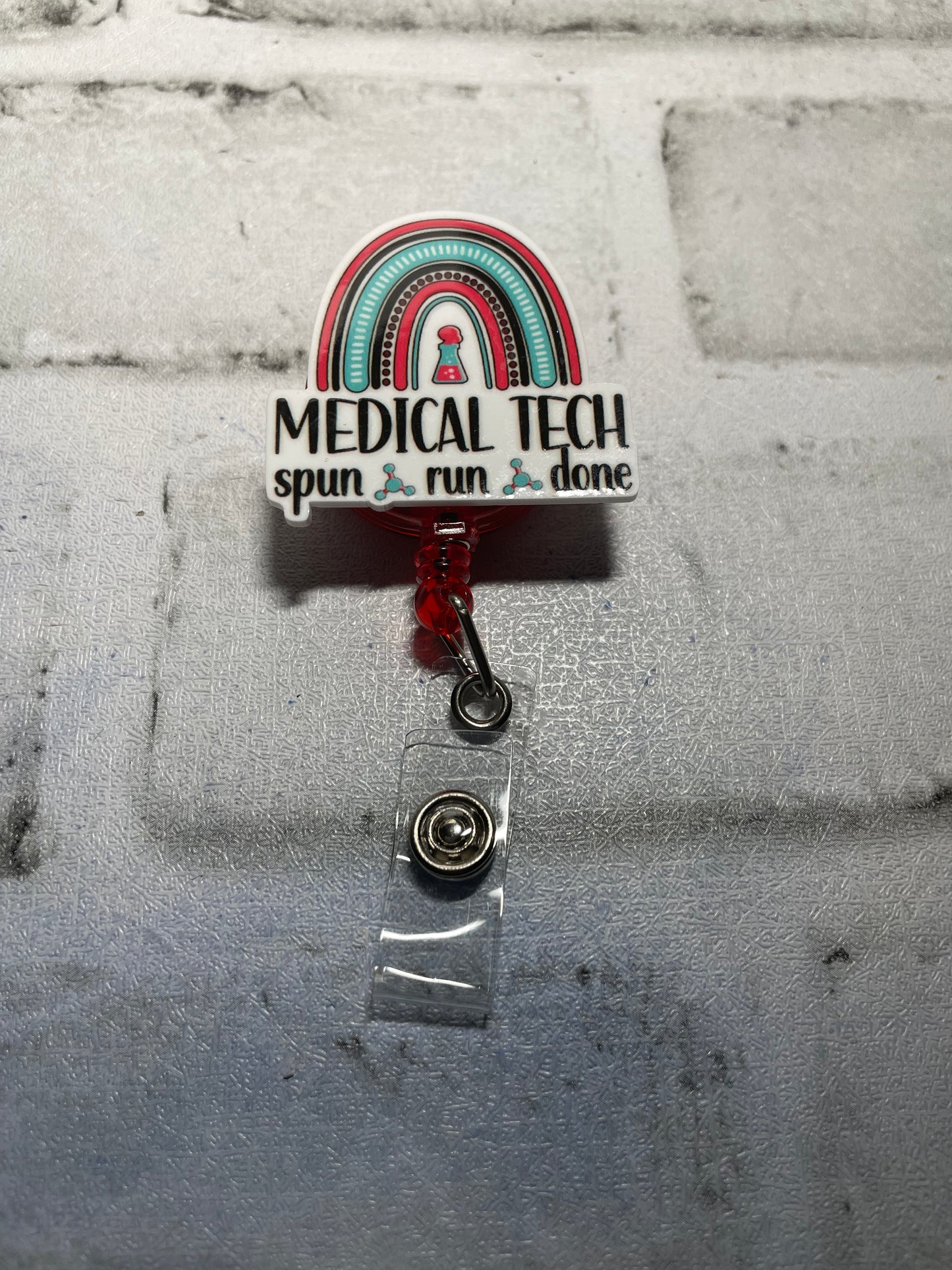 Medical tech badge reel💚