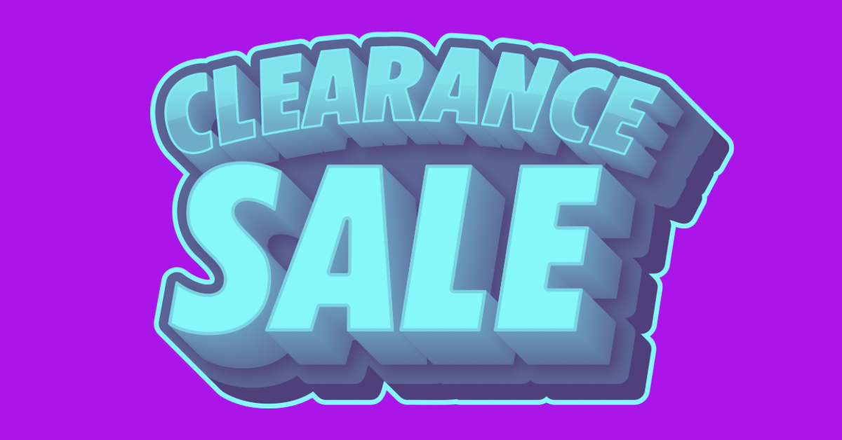 CLEARANCE!!!