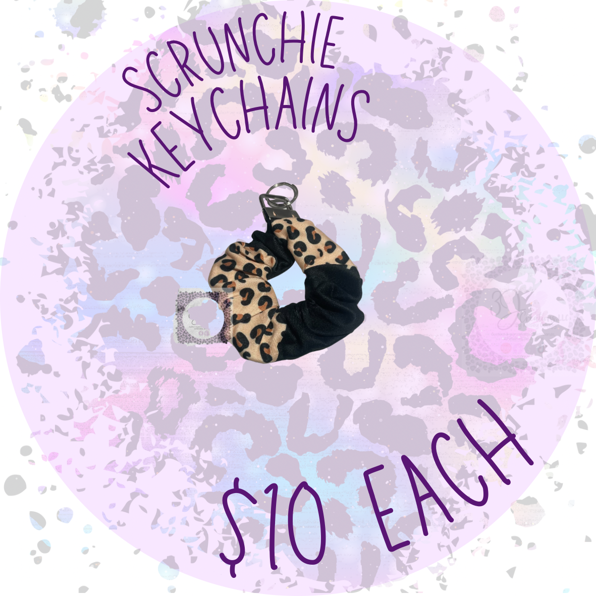 Scrunchie keychains