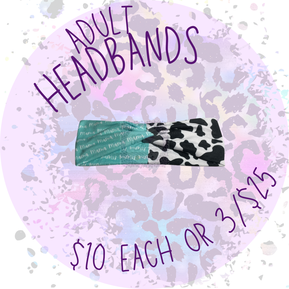 Adult headbands