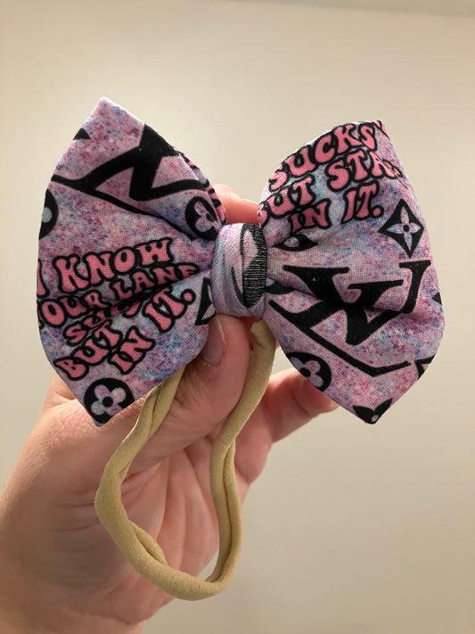 I know your lane sucks nylon bow