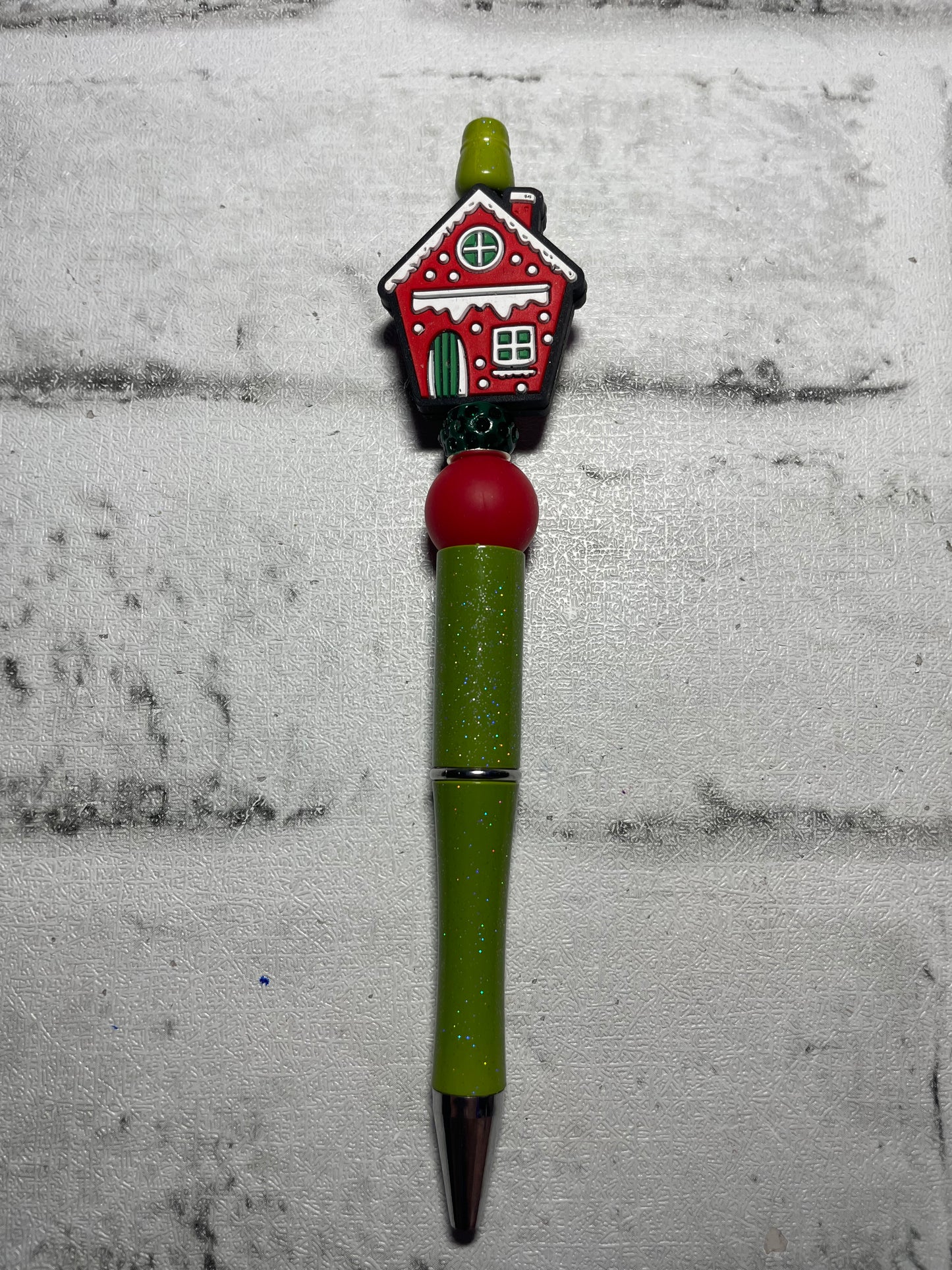 Gingerbread house pen