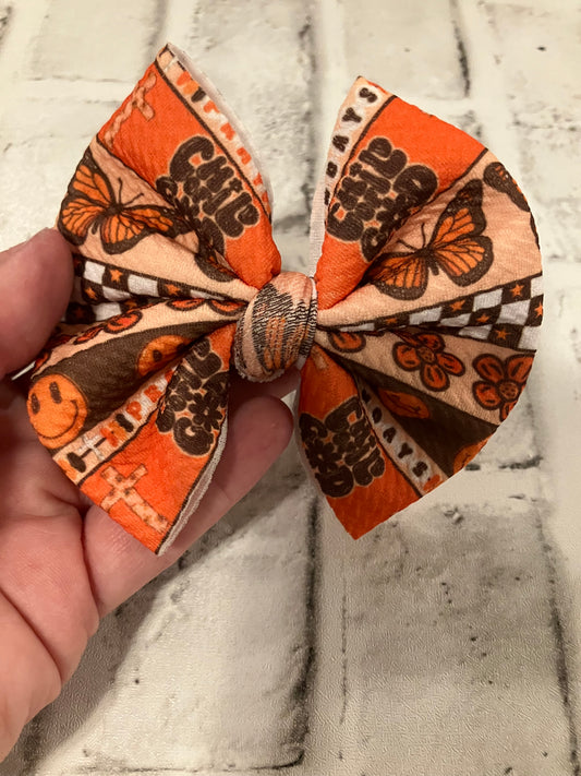 Child of God boho nylon bow🧡