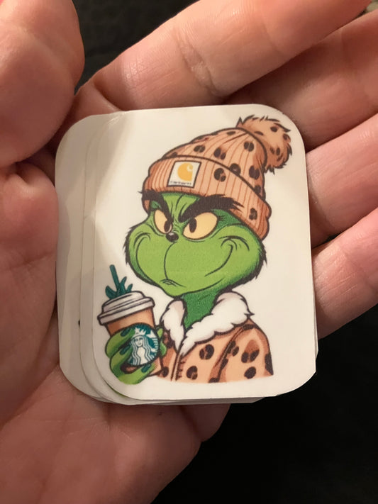 Mean guy cheetah workwear stickers