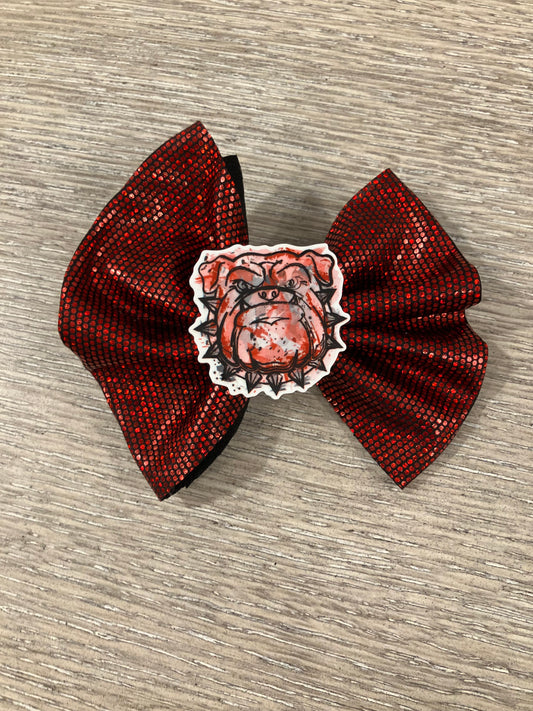 Orleans bulldogs clip bows