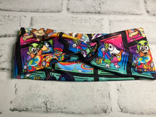 Lisa blue dog child headbands