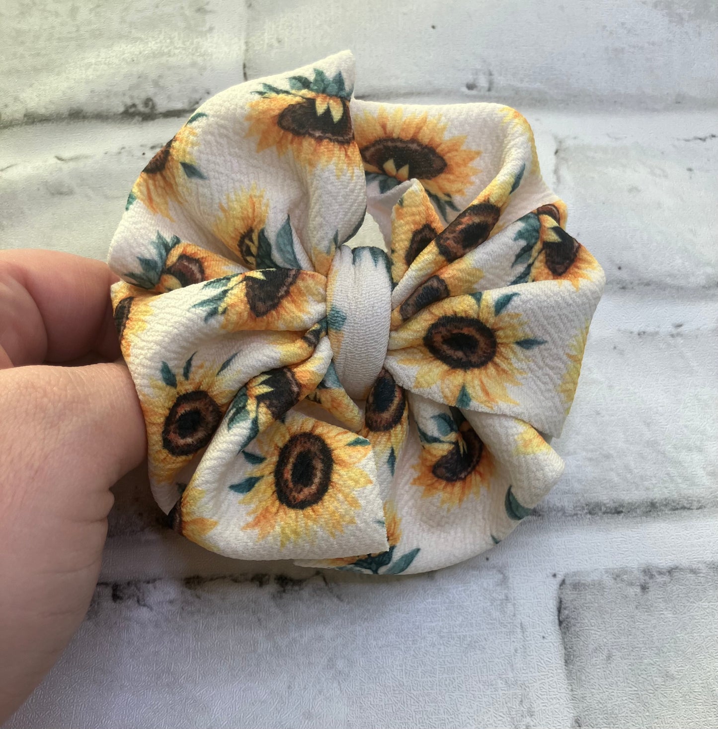 Sunflower clip bows