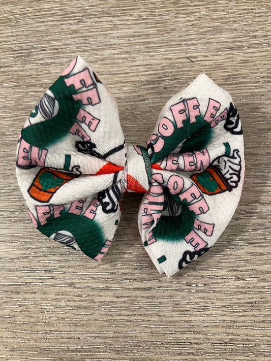 Shopping and coffee clip bows