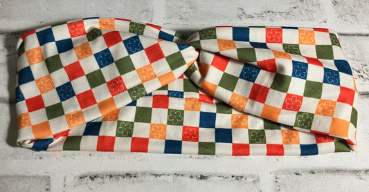 Fall checkered child