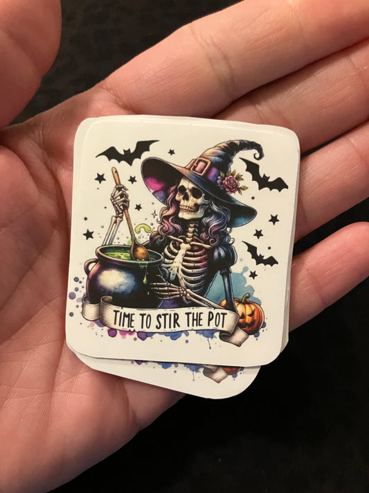 Stir the pot stickers