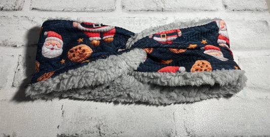 Santa and cookies adult ear warmer💜