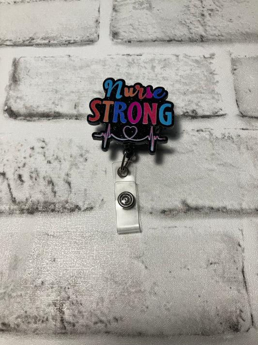 Nurse strong badge reels