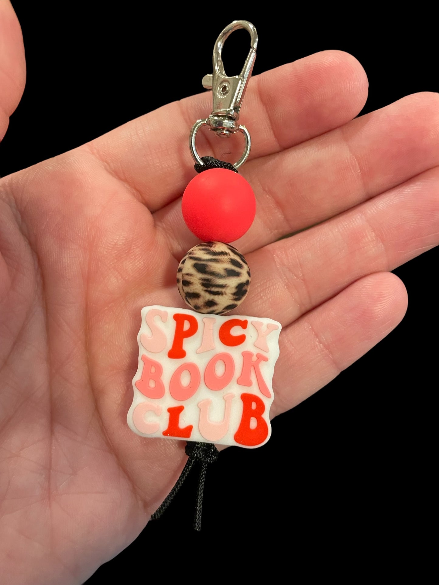 Spicy book club keychain