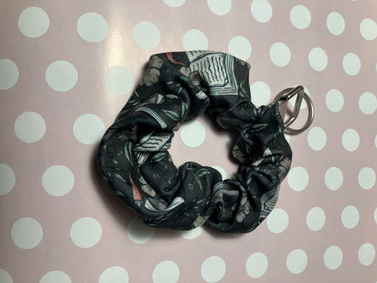 Spicy books scrunchie keychains