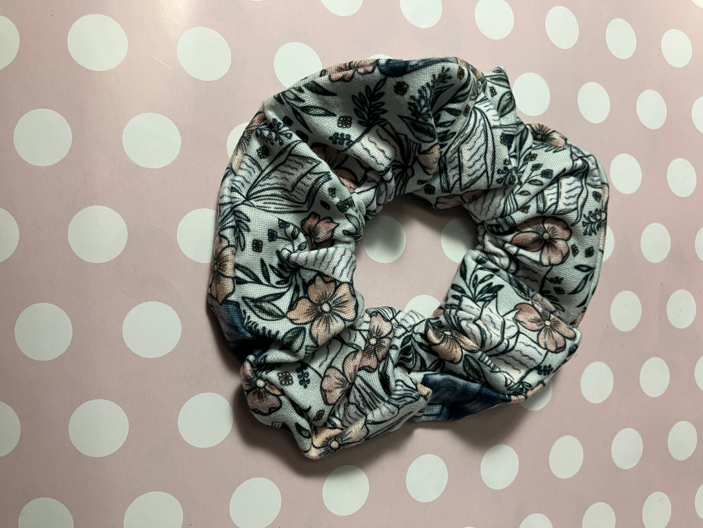 Floral books scrunchies