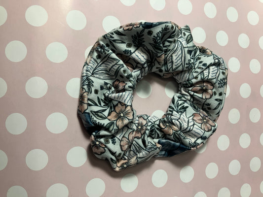 Floral books scrunchies