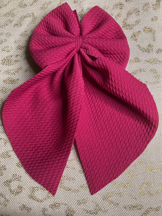 Magenta sailor bow