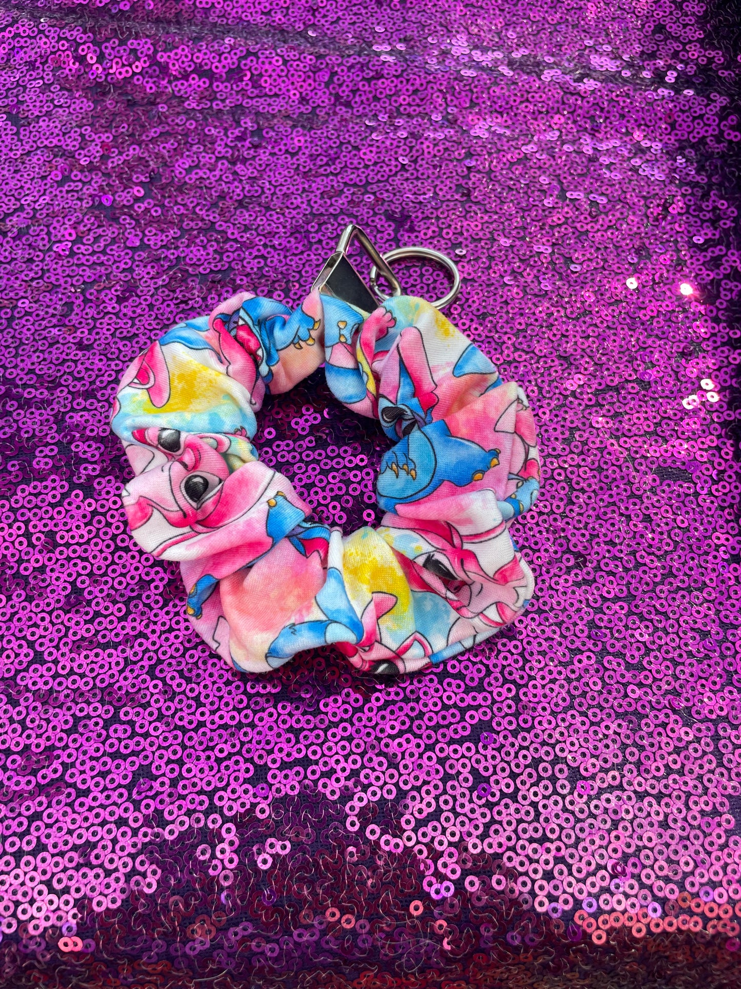 626 scrunchie keychain