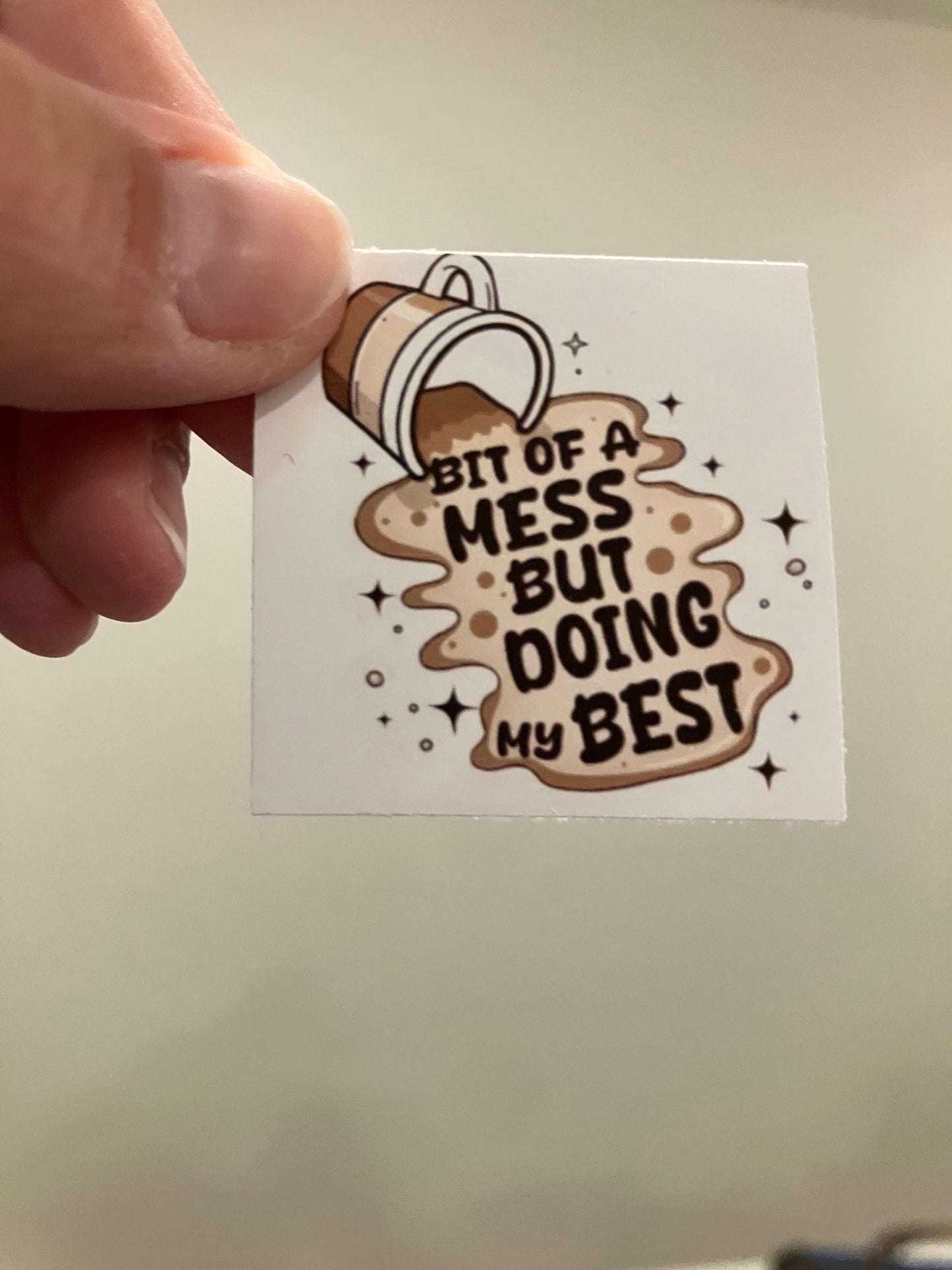 Bit of a mess but I’m doing my best stickers