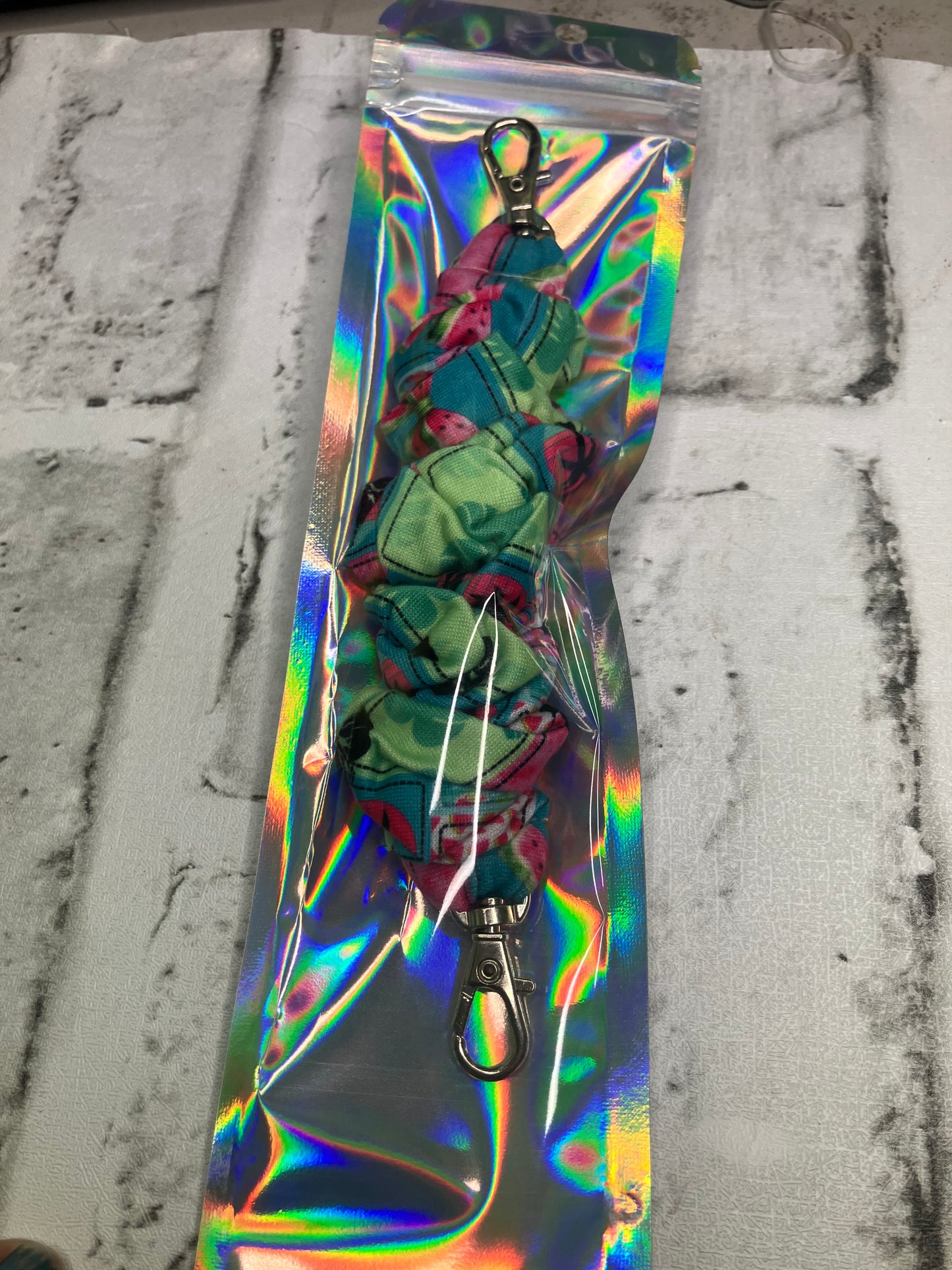 Watermelon alani scrunchie phone holder