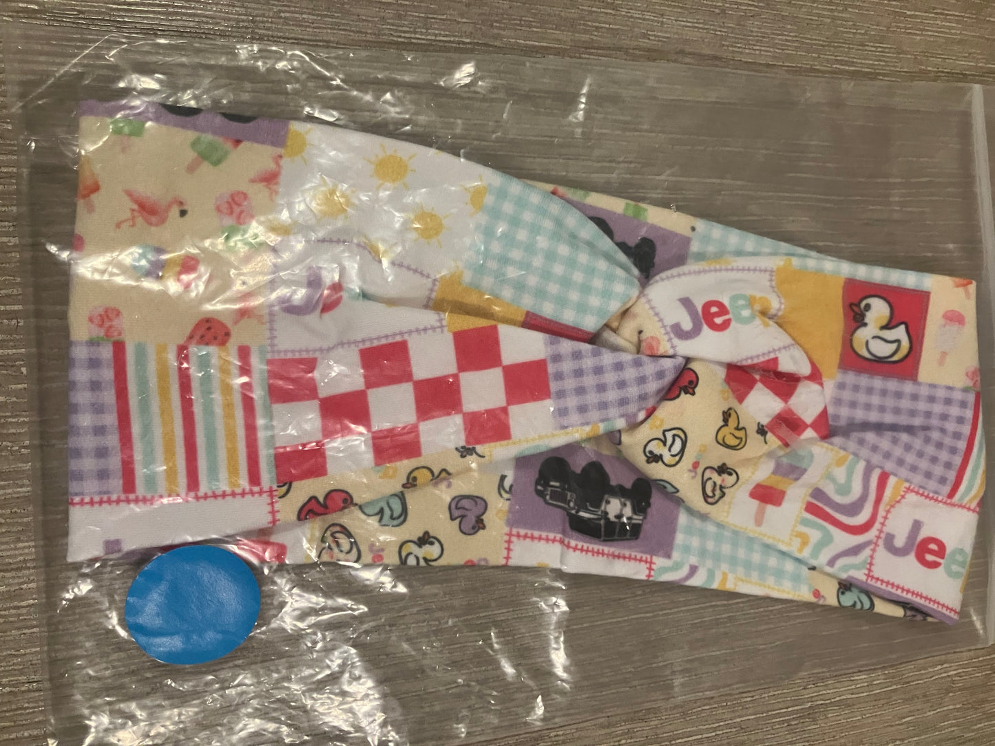 Patchwork offroad adult headbands