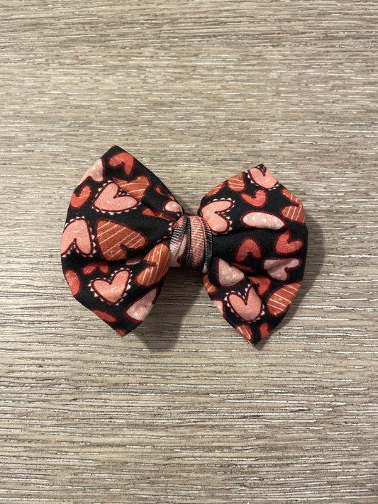 Hearts clip bows