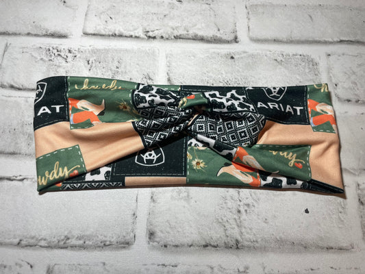 Blue collar cow howdy child💚